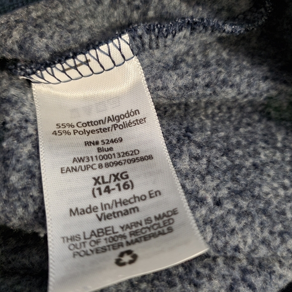 XL (14-16) Blue Atlantic Works Sweatshirt & Maroon Wonder Nation Tshirt - Picture 6 of 9